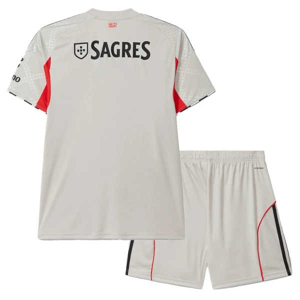 SL Benfica Fotbollströja Barn Borta 2025/26