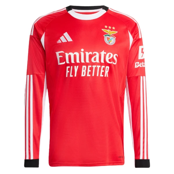 SL Benfica Fotbollströja Hemma 2025/26 Långärmad