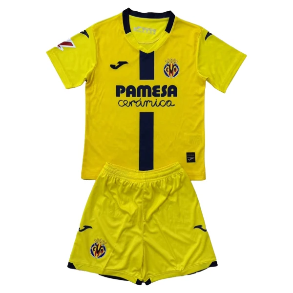 Villarreal Fotbollströja Barn Hemma 2025/26 Villarreal Fotbollströja Barn Hemma 2025/26