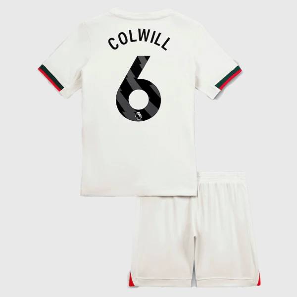 Chelsea Colwill 6 Fotbollströja Barn Borta 2025/26 Chelsea Colwill 6 Fotbollströja Barn Borta 2025/26