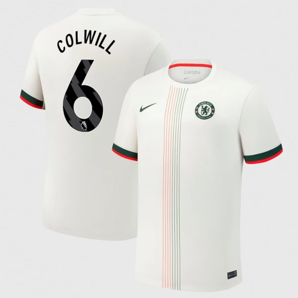 Chelsea Colwill 6 Fotbollströja Borta 2025/26 Chelsea Colwill 6 Fotbollströja Borta 2025/26
