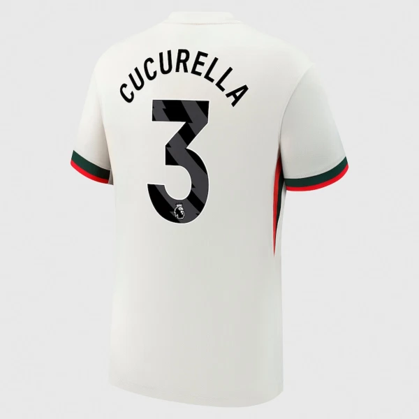 Chelsea Cucurella 3 Fotbollströja Borta 2025/26