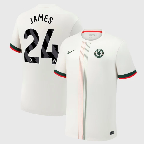 Chelsea James 24 Fotbollströja Borta 2025/26 Chelsea James 24 Fotbollströja Borta 2025/26