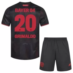 Bayer Leverkusen Alejandro Grimaldo 20 Fotbollströja Barn Hemma 2025/26 Bayer Leverkusen Alejandro Grimaldo 20 Fotbollströja Barn Hemma 2025/26