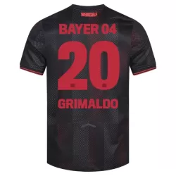 Bayer Leverkusen Alejandro Grimaldo 20 Fotbollströja Hemma 2025/26 Bayer Leverkusen Alejandro Grimaldo 20 Fotbollströja Hemma 2025/26