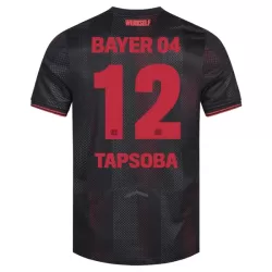 Bayer Leverkusen Edmond Tapsoba 12 Fotbollströja Hemma 2025/26 Bayer Leverkusen Edmond Tapsoba 12 Fotbollströja Hemma 2025/26