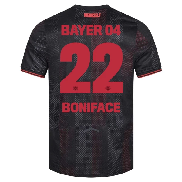 Bayer Leverkusen Victor Boniface 22 Fotbollströja Hemma 2025/26 Bayer Leverkusen Victor Boniface 22 Fotbollströja Hemma 2025/26