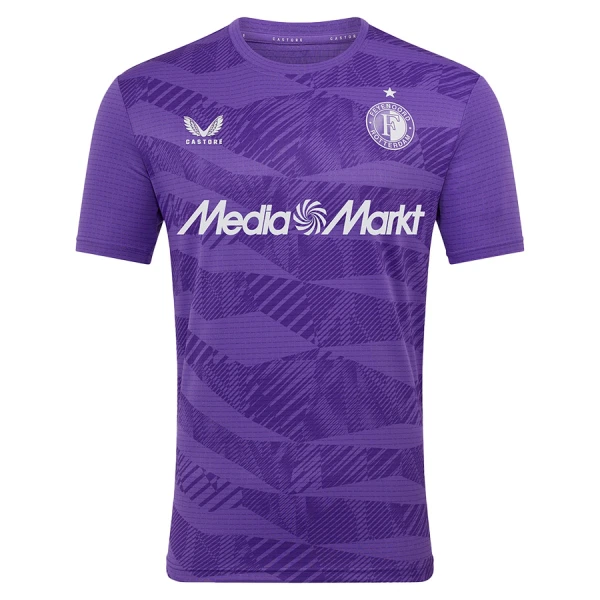 Feyenoord Rotterdam Målvakt Fotbollströja 2025/26 Lila Feyenoord Rotterdam Målvakt Fotbollströja 2025/26 Lila