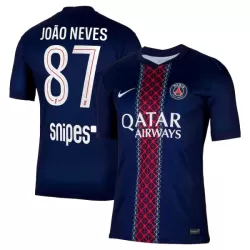 Paris Saint-Germain Joao Neves 87 Fotbollströja Hemma 2025/26 Paris Saint-Germain Joao Neves 87 Fotbollströja Hemma 2025/26