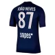 Paris Saint-Germain Joao Neves 87 Fotbollströja Hemma 2025/26