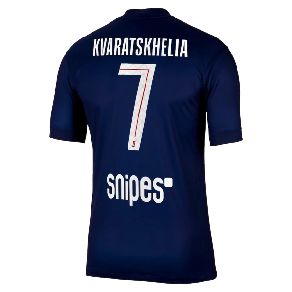 Paris Saint-Germain Kvaratskhelia 7 Fotbollströja Hemma 2025/26