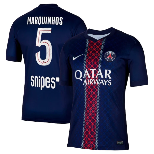 Paris Saint-Germain Marquinhos 5 Fotbollströja Hemma 2025/26 Paris Saint-Germain Marquinhos 5 Fotbollströja Hemma 2025/26
