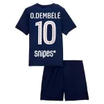 Paris Saint-Germain O. Dembele 10 Fotbollströja Barn Hemma 2025/26