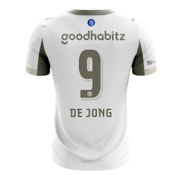 PSV Eindhoven De Jong 9 Fotbollströja Tredje 2025/26 PSV Eindhoven De Jong 9 Fotbollströja Tredje 2025/26