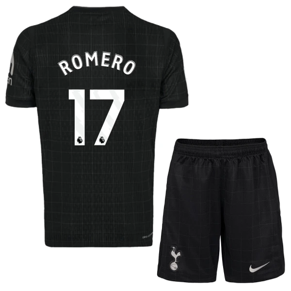 Tottenham Hotspur Romero 17 Fotbollströja Barn Borta 2025/26 Tottenham Hotspur Romero 17 Fotbollströja Barn Borta 2025/26