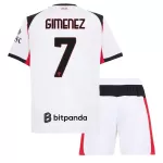 AC Milan Gimenez 7 Fotbollströja Barn Borta 2025/26