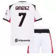 AC Milan Gimenez 7 Fotbollströja Barn Borta 2025/26 AC Milan Gimenez 7 Fotbollströja Barn Borta 2025/26
