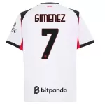 AC Milan Gimenez 7 Fotbollströja Borta 2025/26