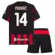 AC Milan Modrić 14 Fotbollströja Barn Hemma 2025/26 AC Milan Modrić 14 Fotbollströja Barn Hemma 2025/26