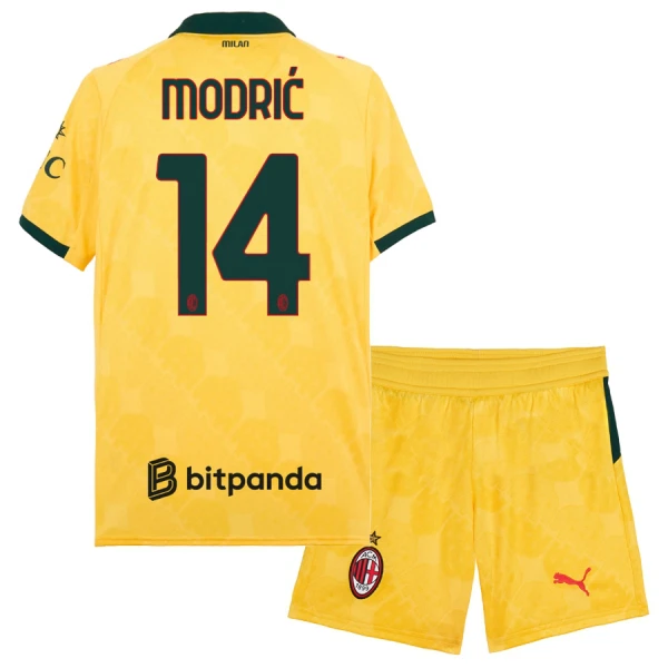 AC Milan Modrić 14 Fotbollströja Barn Tredje 2025/26 AC Milan Modrić 14 Fotbollströja Barn Tredje 2025/26