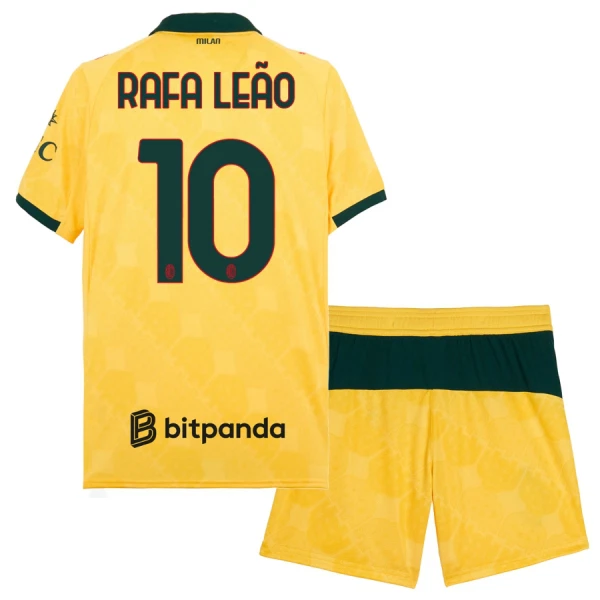 AC Milan Rafael Leao 10 Fotbollströja Barn Tredje 2025/26 AC Milan Rafael Leao 10 Fotbollströja Barn Tredje 2025/26