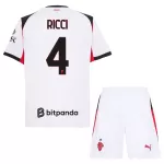 AC Milan Ricci 4 Fotbollströja Barn Borta 2025/26