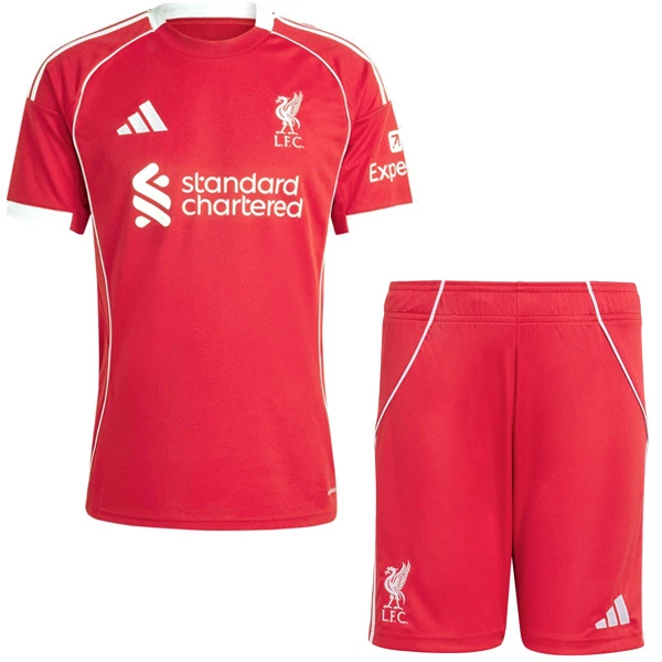 Liverpool Fotbollströja Barn Hemma 2025/26 Liverpool Fotbollströja Barn Hemma 2025/26
