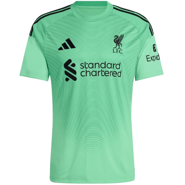 Liverpool Målvakt Fotbollströja 2025/26 Grön Liverpool Målvakt Fotbollströja 2025/26 Grön