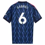 Arsenal Gabriel 6 Fotbollströja Borta 2025/26