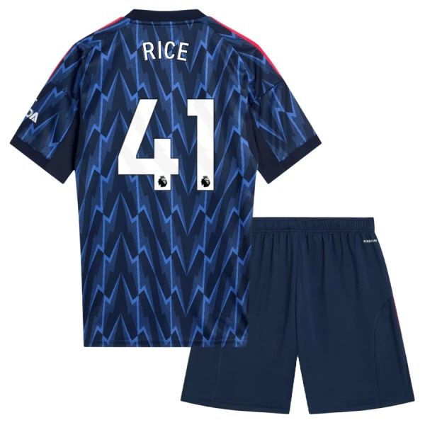Arsenal Rice 41 Fotbollströja Barn Borta 2025/26 Arsenal Rice 41 Fotbollströja Barn Borta 2025/26