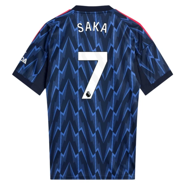 Arsenal Saka 7 Fotbollströja Borta 2025/26 Arsenal Saka 7 Fotbollströja Borta 2025/26