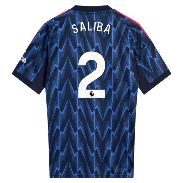 Arsenal Saliba 2 Fotbollströja Borta 2025/26 Arsenal Saliba 2 Fotbollströja Borta 2025/26