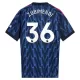 Arsenal Zubimendi 36 Fotbollströja Borta 2025/26