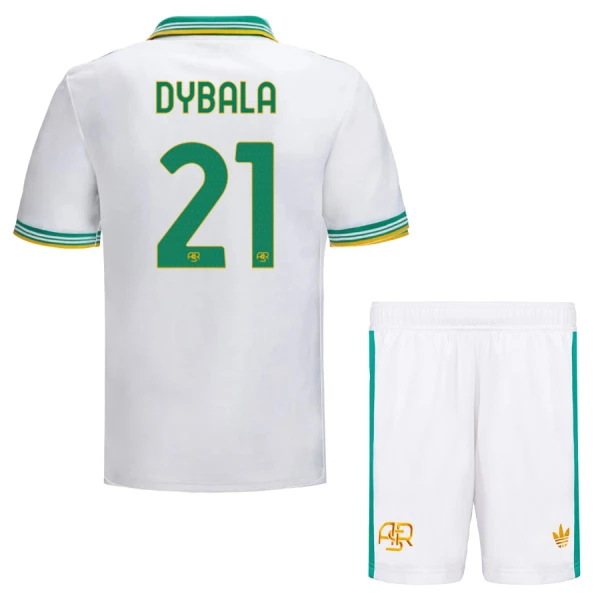 AS Roma Dybala 21 Fotbollströja Barn Tredje 2025/26 AS Roma Dybala 21 Fotbollströja Barn Tredje 2025/26