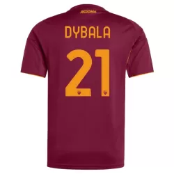 AS Roma Dybala 21 Fotbollströja Hemma 2025/26 AS Roma Dybala 21 Fotbollströja Hemma 2025/26