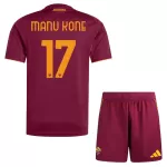 AS Roma Manu Kone 17 Fotbollströja Barn Hemma 2025/26