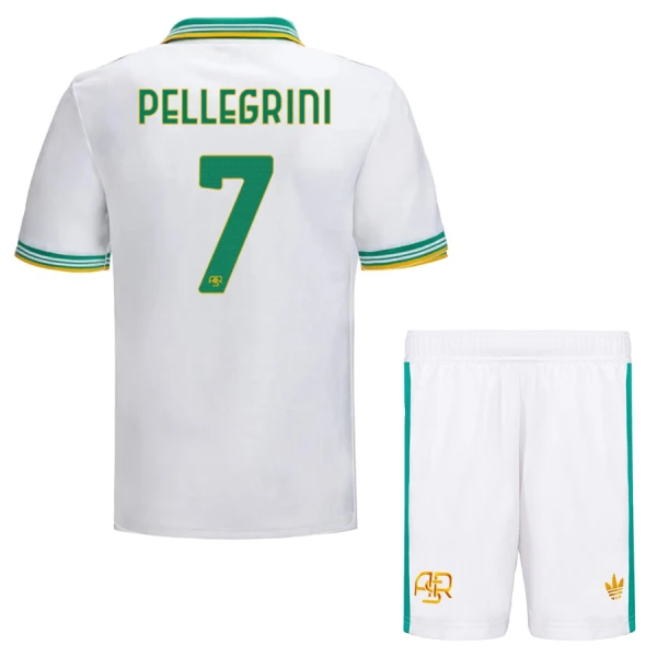 AS Roma Pellegrini 7 Fotbollströja Barn Tredje 2025/26 AS Roma Pellegrini 7 Fotbollströja Barn Tredje 2025/26