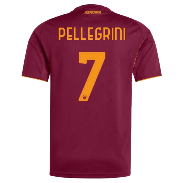 AS Roma Pellegrini 7 Fotbollströja Hemma 2025/26 AS Roma Pellegrini 7 Fotbollströja Hemma 2025/26