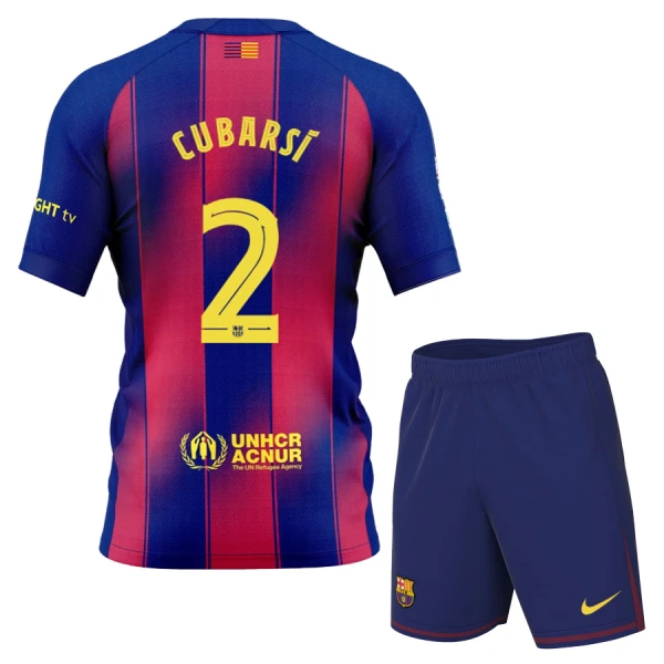 FC Barcelona Cubarsi 2 Fotbollströja Barn Hemma 2025/26 FC Barcelona Cubarsi 2 Fotbollströja Barn Hemma 2025/26