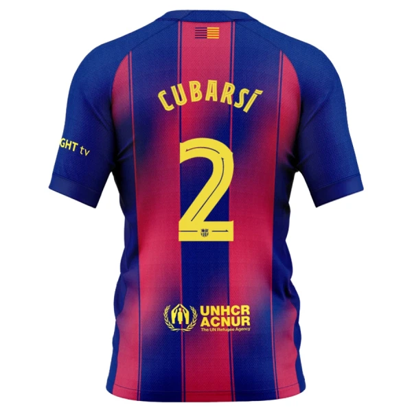 FC Barcelona Cubarsi 2 Fotbollströja Hemma 2025/26