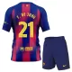FC Barcelona Frenkie de Jong 21 Fotbollströja Barn Hemma 2025/26 FC Barcelona Frenkie de Jong 21 Fotbollströja Barn Hemma 2025/26