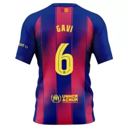 FC Barcelona Gavi 6 Fotbollströja Hemma 2025/26