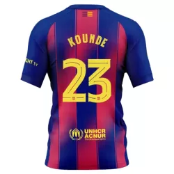 FC Barcelona Kounde 23 Fotbollströja Hemma 2025/26 FC Barcelona Kounde 23 Fotbollströja Hemma 2025/26