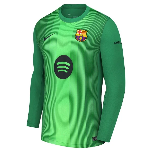 FC Barcelona Målvakt Fotbollströja Barn 2025/26 Långärmad