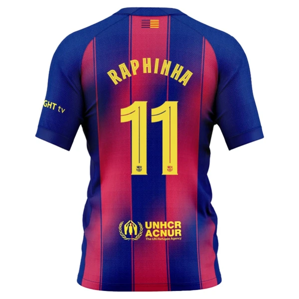 FC Barcelona Raphinha 11 Fotbollströja Hemma 2025/26 FC Barcelona Raphinha 11 Fotbollströja Hemma 2025/26