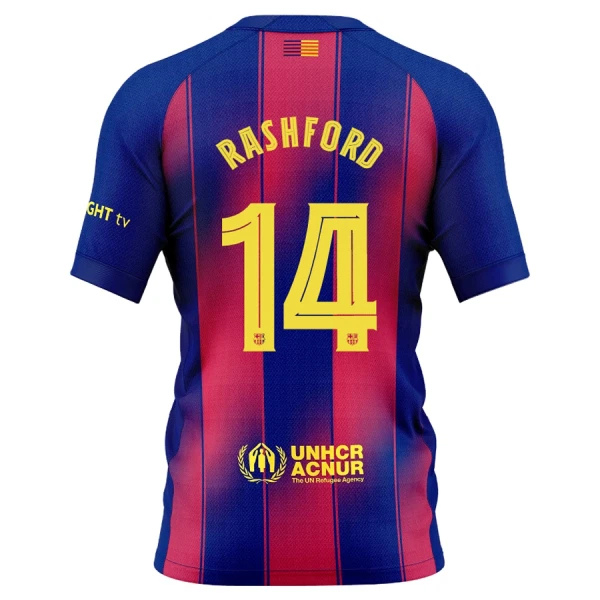 FC Barcelona Rashford 14 Fotbollströja Tredje 2025/26 FC Barcelona Rashford 14 Fotbollströja Tredje 2025/26