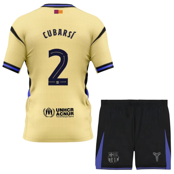 FC Barcelona x Kobe Bryant Cubarsi 2 Fotbollströja Barn Borta 2025/26