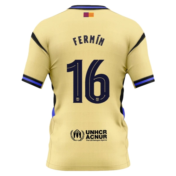 FC Barcelona x Kobe Bryant Fermin 16 Fotbollströja Borta 2025/26