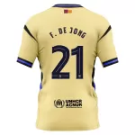 FC Barcelona x Kobe Bryant Frenkie de Jong 21 Fotbollströja Borta 2025/26