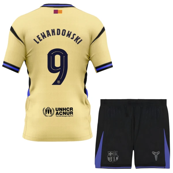 FC Barcelona x Kobe Bryant Lewandowski 9 Fotbollströja Barn Borta 2025/26 FC Barcelona x Kobe Bryant Lewandowski 9 Fotbollströja Barn Borta 2025/26